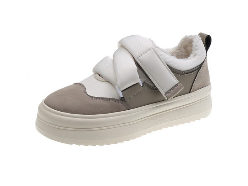 Contrast Color Retro All-match Platform Shoes for Women 2023 New Fashion Sports Casual Womens Sneakers Black Spring Autumn