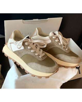 Platform Casual Sports Comfortable Breathable Wear-resis tant Sneakers Women 2023 New Fashion Color Retro Matching Women's Shoes